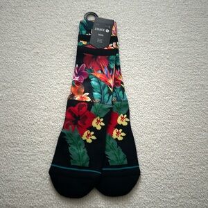 Stance Socks, vibrant Hawaiian print, Men’s Large BNWT!